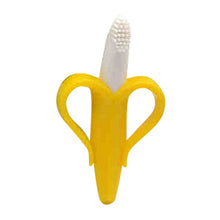 Load image into Gallery viewer, Silicone Banana Toothbrush Teether