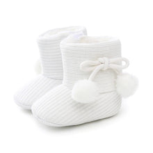 Load image into Gallery viewer, Baby Non-slip Soft-Soled Faux Fur Knitted Boots
