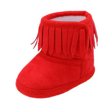 Load image into Gallery viewer, Baby Non-slip Soft-Soled Faux Fur Knitted Boots