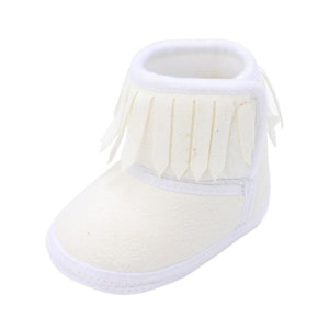 Baby Non-slip Soft-Soled Faux Fur Knitted Boots