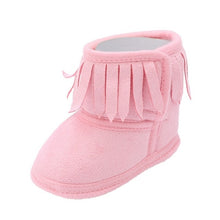 Load image into Gallery viewer, Baby Non-slip Soft-Soled Faux Fur Knitted Boots