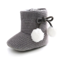 Load image into Gallery viewer, Baby Non-slip Soft-Soled Faux Fur Knitted Boots