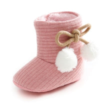 Load image into Gallery viewer, Baby Non-slip Soft-Soled Faux Fur Knitted Boots