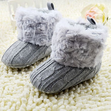 Load image into Gallery viewer, Baby Winter Warm Fleece Knit Boots
