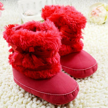 Load image into Gallery viewer, Baby Winter Warm Fleece Knit Boots