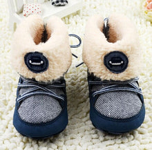 Load image into Gallery viewer, Baby Winter Warm Fleece Knit Boots