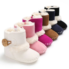Load image into Gallery viewer, Baby Plush Ankle Snow Boots