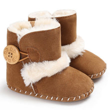 Load image into Gallery viewer, Baby Plush Ankle Snow Boots