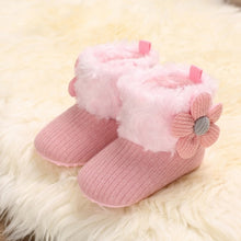 Load image into Gallery viewer, Baby Winter Warm Fleece Knit Boots