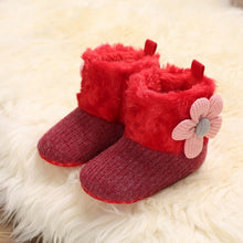 Load image into Gallery viewer, Baby Winter Warm Fleece Knit Boots