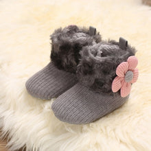 Load image into Gallery viewer, Baby Winter Warm Fleece Knit Boots