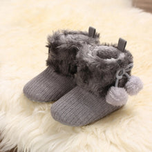 Load image into Gallery viewer, Baby Winter Warm Fleece Knit Boots