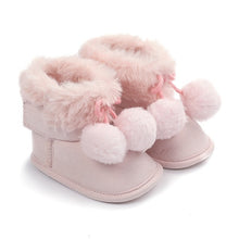 Load image into Gallery viewer, Baby Non-slip Soft-Soled Faux Fur Knitted Boots