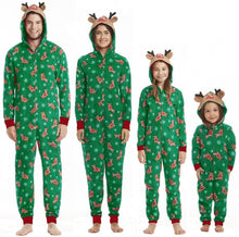 Load image into Gallery viewer, Christmas Hooded Deer Romper Family Matching Jumpsuits