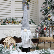 Load image into Gallery viewer, Christmas Faceless Doll Wine Bottle Cover