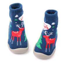 Load image into Gallery viewer, Christmas Children Rubber Soles Shoes Socks
