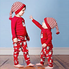 Load image into Gallery viewer, Red Christmas Kid's Pair Outfit