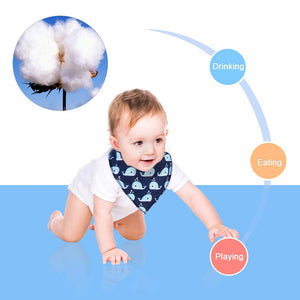 Baby Bibs 8 Pack Soft and Absorbent