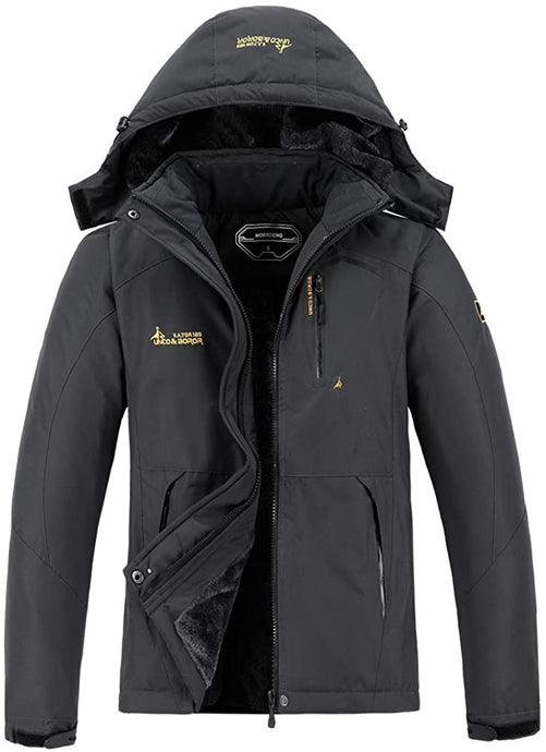 Men Waterproof Ski Jacket Warm Coat