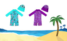 Load image into Gallery viewer, Baby Girls&#39; Swimwear One Piece Sun Protection Suits
