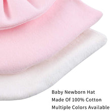 Load image into Gallery viewer, Newborn Baby Girl Hat Cotton 
