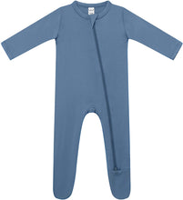 Load image into Gallery viewer, Baby Footed Pajama Zip Front Wondersuit
