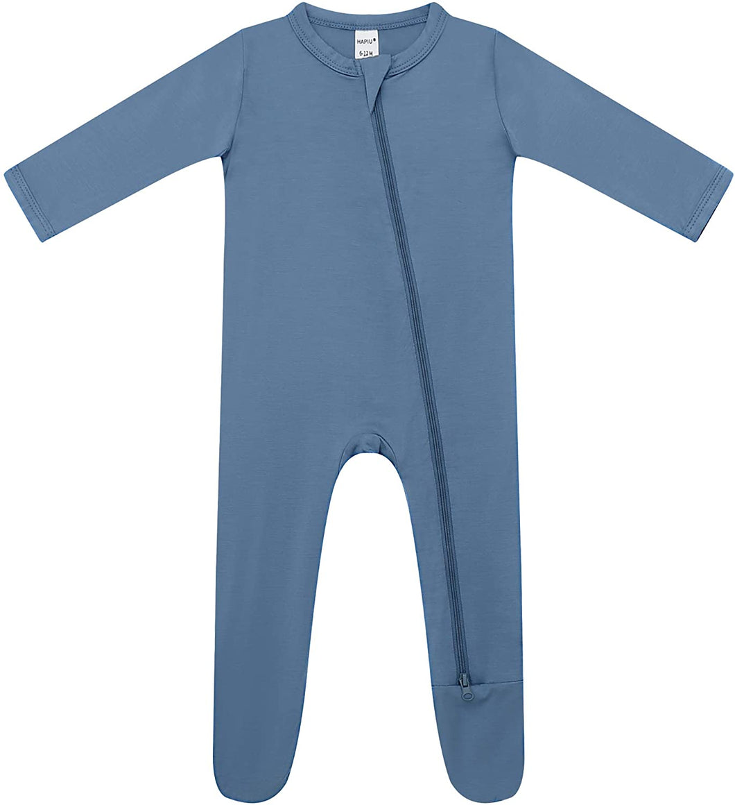 Baby Footed Pajama Zip Front Wondersuit