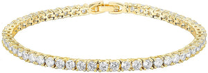 Gold Classic Tennis Bracelet