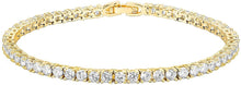 Load image into Gallery viewer, Gold Classic Tennis Bracelet

