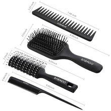 Load image into Gallery viewer, 4Pcs Hair Brush Set
