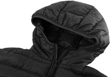 Load image into Gallery viewer, Women Hooded Packable Ultra Light Coat
