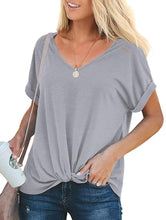 Load image into Gallery viewer, Women Rolled Short/Long Sleeve Tops
