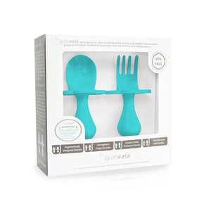 GRABEASE First Self Feed Baby Utensils 