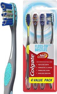 CTotal Advanced Floss-Tip Bristles Toothbrush