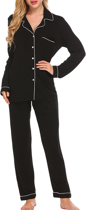 Pajamas Set Long Sleeve Sleepwear