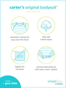 6-Pack Short-Sleeve Bodysuit
