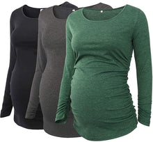 Load image into Gallery viewer, Ecavus Womens Casual Maternity Tops 
