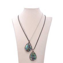 Load image into Gallery viewer, Sea Abalone Shell Earrings/Pendant Necklace
