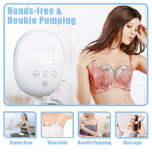 Load image into Gallery viewer, Wearable Electric Double Breast Pump
