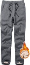 Load image into Gallery viewer, Women Warm Fleece Jogger Pant Trousers
