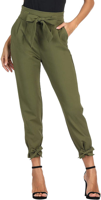 Women Casual High Waist Pencil Pants