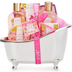 Rose Bath Spa Gift Baskets for Mum