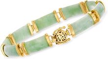 Load image into Gallery viewer, Green Jade&quot;Good Fortune&quot; Bracelet
