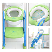 Load image into Gallery viewer, Toilet Training Seat with Step Stool Ladder
