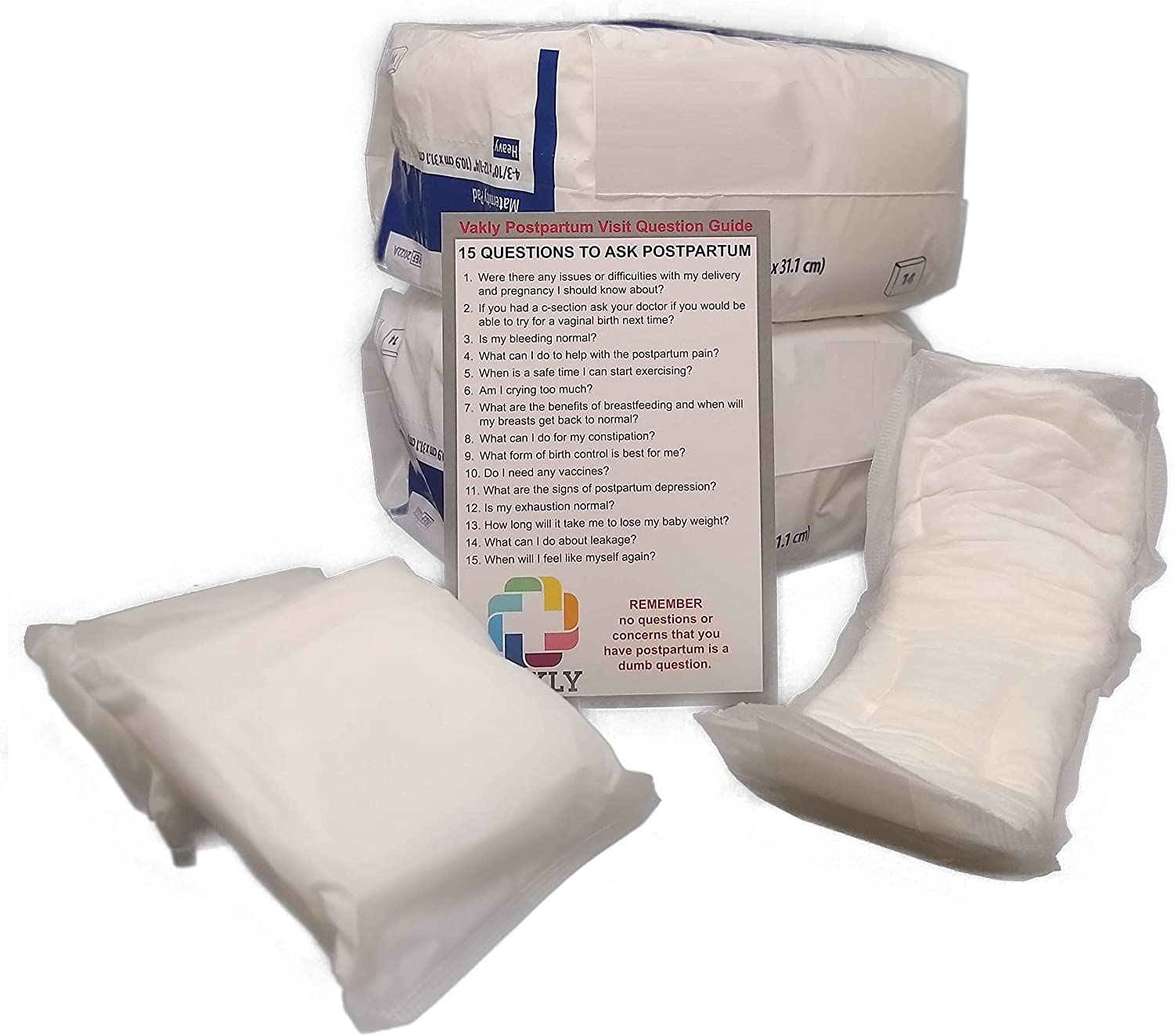 Covidien Curity Maternity Pad 4.33 x 12.25 (Bag of 14 Pads)