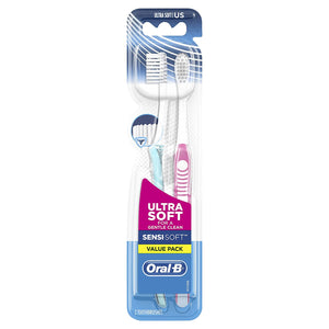 Sensi-Soft Toothbrushes, Ultra Soft, 2 Count