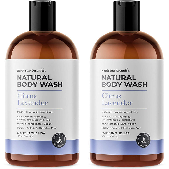 Natural Body Wash Lavender & Citrus