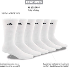 Load image into Gallery viewer, Men Athletic Cushioned Crew Socks

