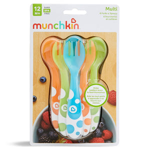 Munchkin 6 Piece Fork and Spoon Set