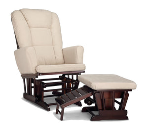 Semi-Upholstered Glider and Nursing Chair
